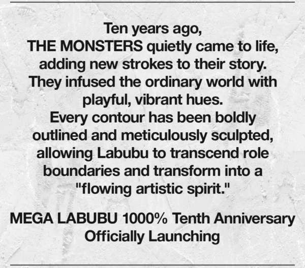 [Almacén local] MEGA LABUBU 1000% 10.º aniversario 7