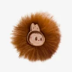 Anillo con pompón de la serie navideña cálida y esponjosa de Labubu