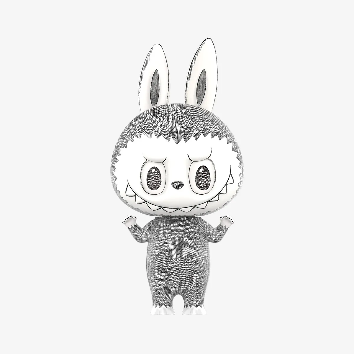 Boceto de la muñeca Labubu Mega 400% Boceto de la muñeca Labubu Mega 400%