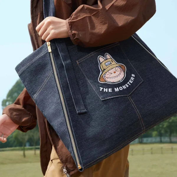 Bolsa de delantal vaquera de la serie Labubu The Monsters Fall In Wild 3