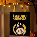 Bolsa de lona Labubu Happy Halloween Party 3