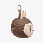 Bolsa de silicona marrón para auriculares Labubu Originals 1