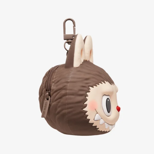 Bolsa de silicona marrón para auriculares Labubu Originals 1