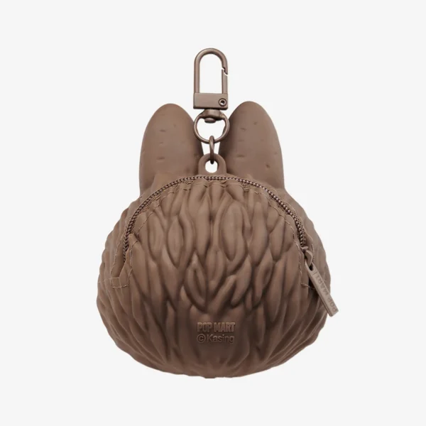 Bolsa de silicona marrón para auriculares Labubu Originals 2