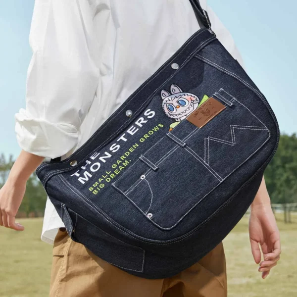 Bolso bandolera vaquero Labubu The Monsters Fall In Wild Series 2