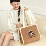 Bolso clásico Labubu bolso de peluche marrón 1