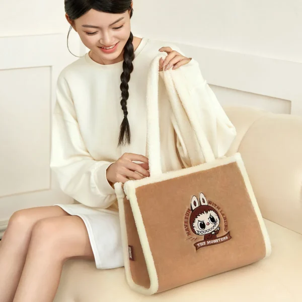 Bolso clásico Labubu bolso de peluche marrón 1