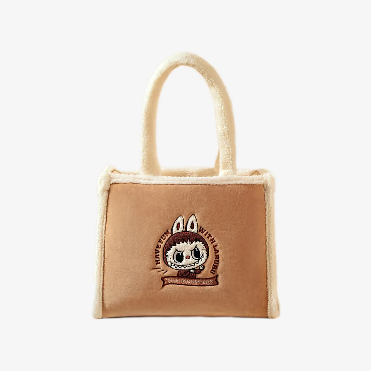 Bolso clásico Labubu bolso de peluche marrón Bolso clásico Labubu bolso de peluche marrón