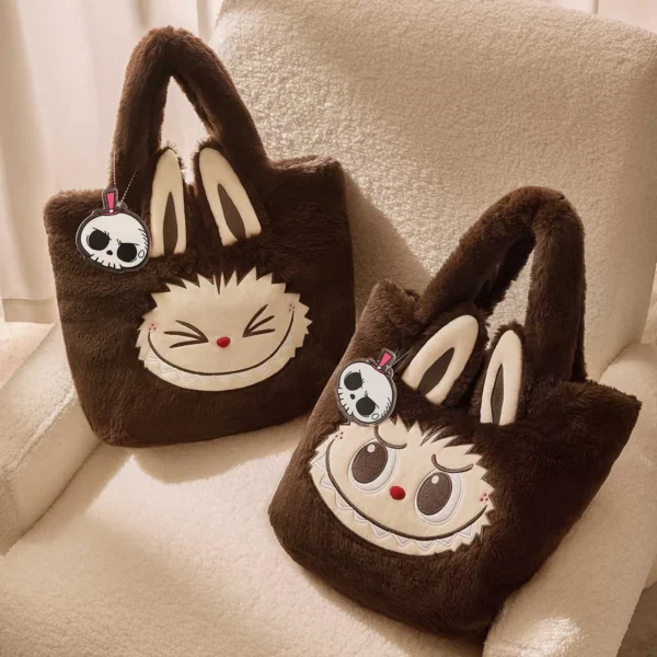 Bolso clásico de peluche reversible Labubu 1