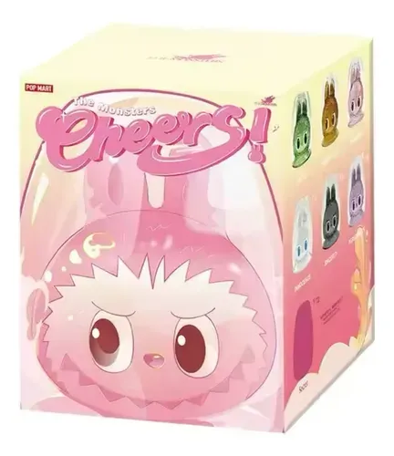 Caja ciega de vidrio de doble pared de la serie Labubu The Monsters Cheers Caja ciega de vidrio de doble pared de la serie Labubu The Monsters Cheers