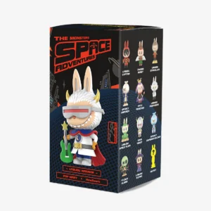 Caja de figuras Labubu Serie de aventuras espaciales