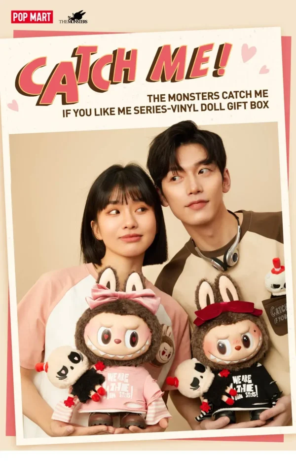 Caja de regalo de muñeca de vinilo de la serie THE MONSTERS Atrápame si te gusto 9