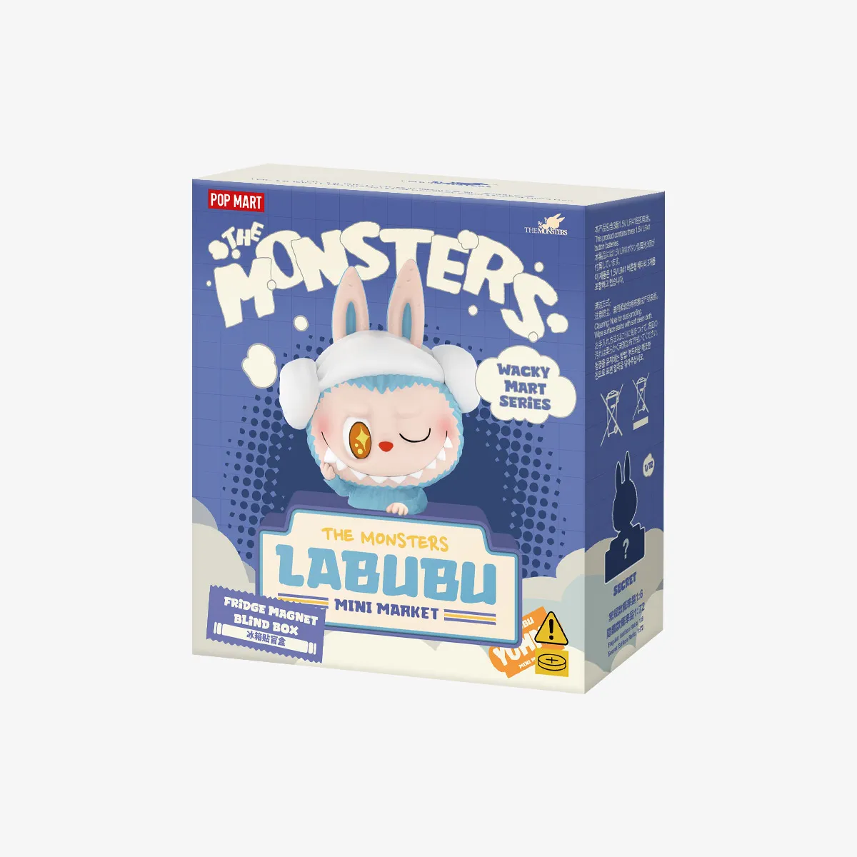 Caja magnética para nevera de la serie Wacky Mart de Labubu The Monsters Caja magnética para nevera de la serie Wacky Mart de Labubu The Monsters