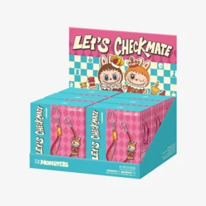 Caja sorpresa con 6 colgantes exclusivos de la serie Let’s Checkmate de Labubu