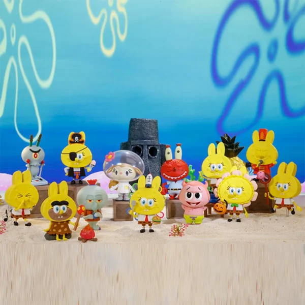 Caja sorpresa de 12 piezas de Labubu The Monsters X Spongebob Series 13