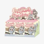 Caja sorpresa de 6 piezas con caras de vinilo de macarrón emocionante de Labubu