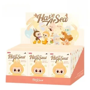Caja sorpresa de 6 piezas de peluche de vinilo Labubu Have a Seat Series