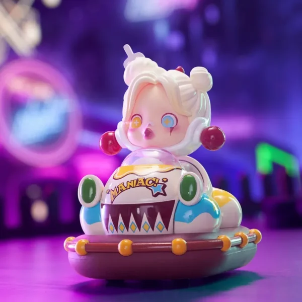 Caja sorpresa de autos chocadores de la serie Popmart 4