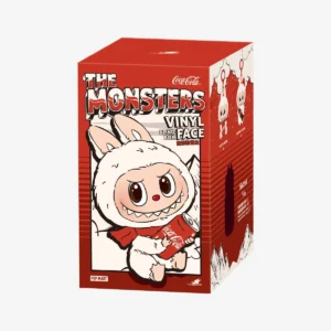 Caja sorpresa de vinilo con cara de Coca-Cola de Labubu The Monsters