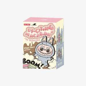 Caja sorpresa de vinilo con cara de macarrón emocionante de Labubu The Monsters