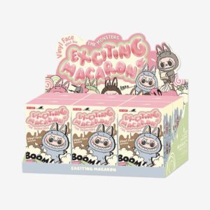 Caja sorpresa de vinilo con macarrones sabrosos de Labubu The Monsters