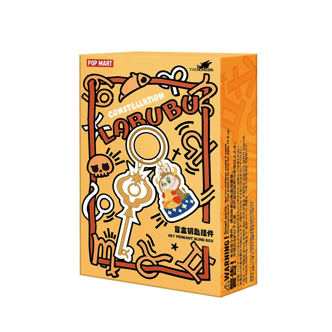 Caja sorpresa para llavero con colgante de constelación de la serie Labubu Caja sorpresa para llavero con colgante de constelación de la serie Labubu