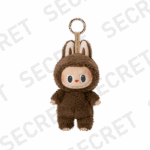 Colgante de peluche de vinilo de Labubu The Monsters Tasty Macarons Castaña y Cacao