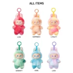 Colgante de peluche de vinilo de la serie Labubu The Monsters Big Into Energy