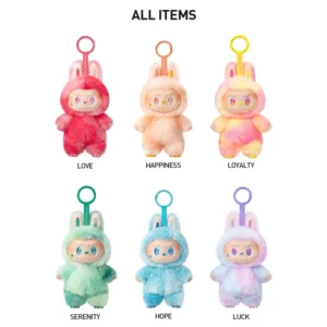 Colgante de peluche de vinilo de la serie Labubu The Monsters Big Into Energy