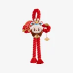 Decoración de puerta de peluche para celebrar el Año Nuevo de la Serpiente Adinerada de Labubu