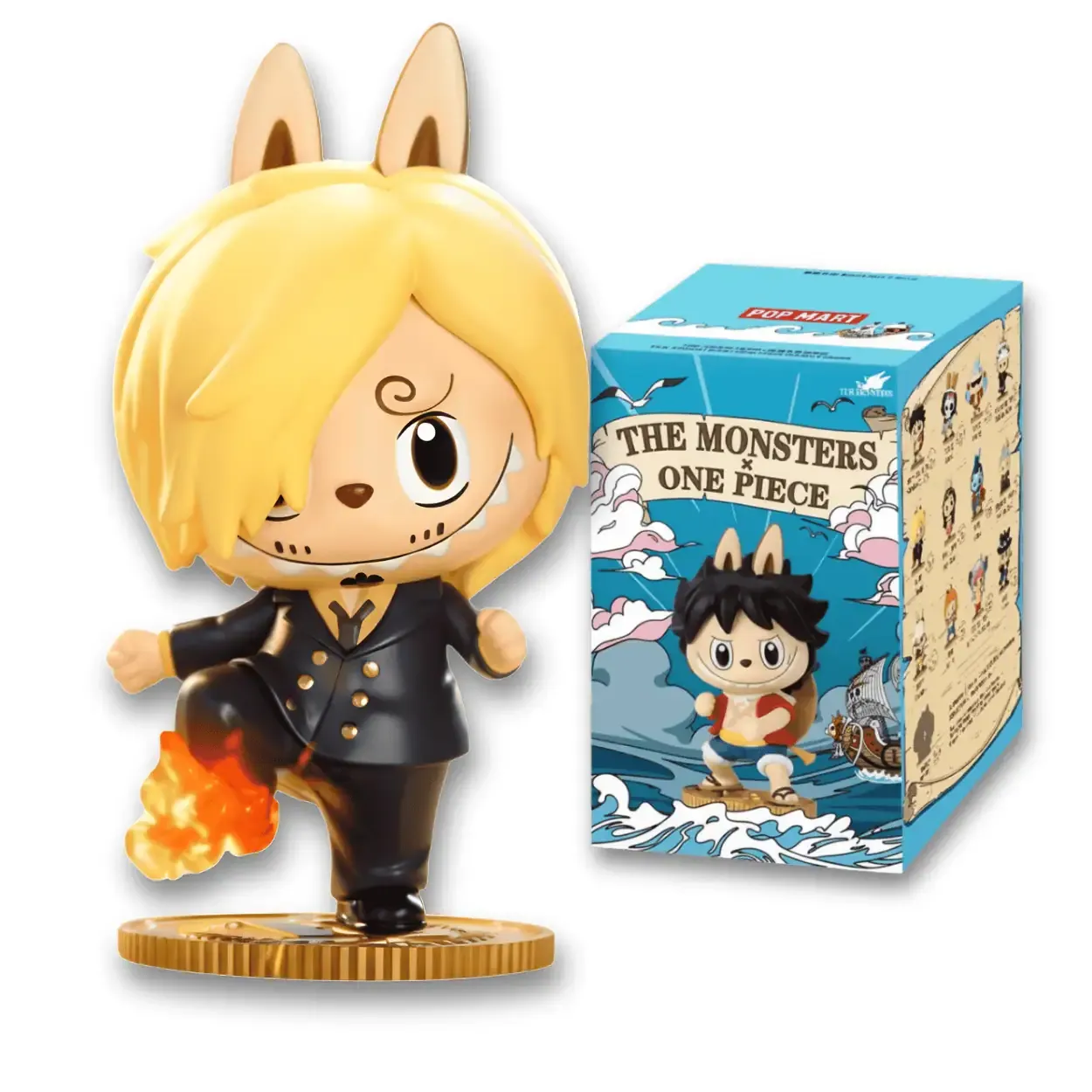 Figura de Labubu x One Piece Sanji Figura de Labubu x One Piece Sanji
