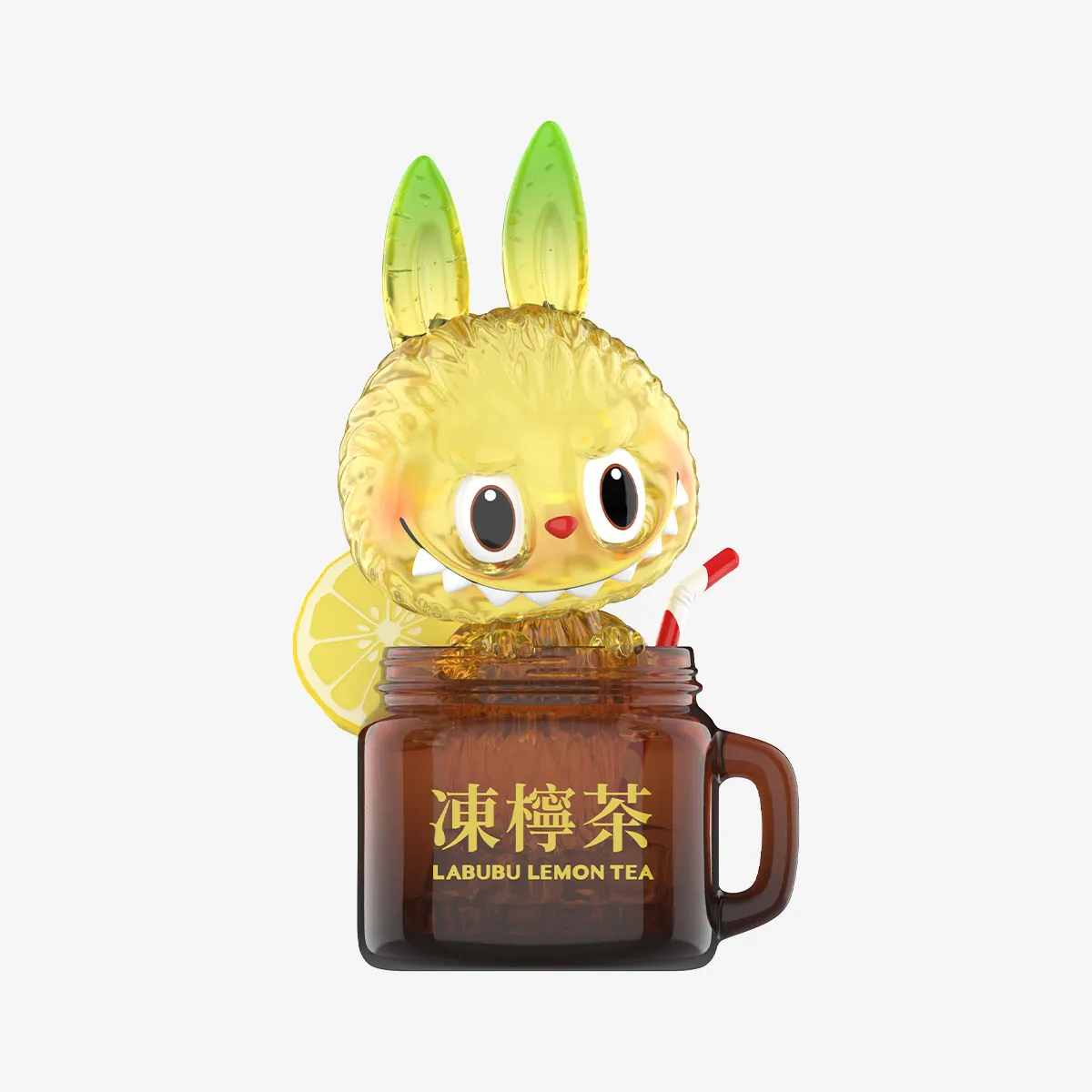 Figura de té de limón Labubu Figura de té de limón Labubu