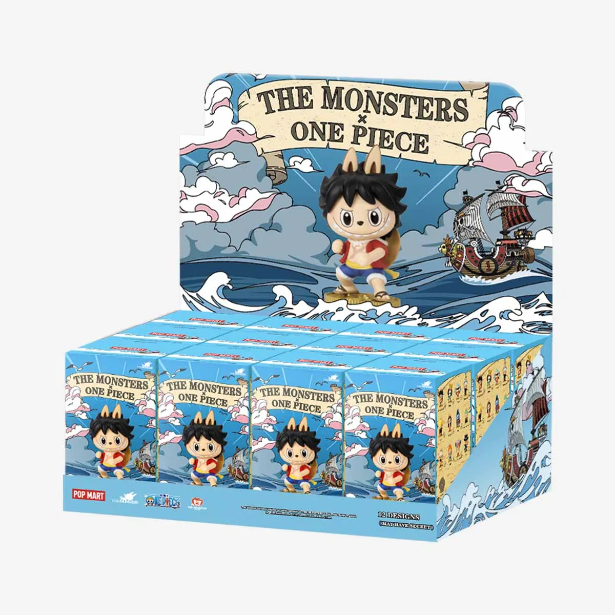 Figuras de la serie Labubu The Monsters X One Piece 12 unidades cajas sorpresa Figuras de la serie Labubu The Monsters X One Piece 12 unidades cajas sorpresa