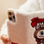Funda de felpa para iPhone con diseño abatible de la serie clásica THE MONSTERS 3