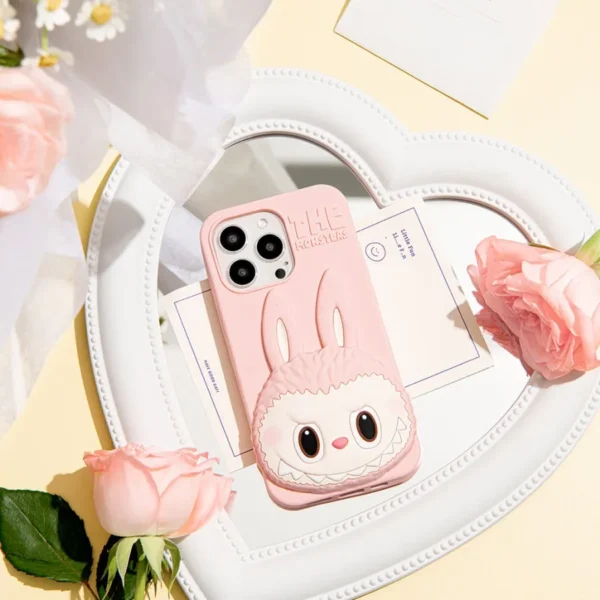 Funda rosa para iPhone LOS MONSTRUOS 2