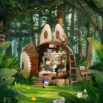 LOS MONSTRUOS Base secreta del bosque Serie Hogar lúdico Bloques 1