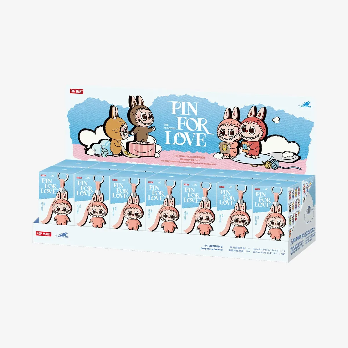 LOS MONSTRUOS Pin de Amor – Colgante de Peluche de Vinilo Caja Sorpresa Completa LOS MONSTRUOS Pin de Amor – Colgante de Peluche de Vinilo Caja Sorpresa Completa