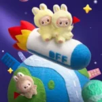LOS MONSTRUOS Pin para el amor – Colgante de peluche de vinilo Caja ciega individual 2