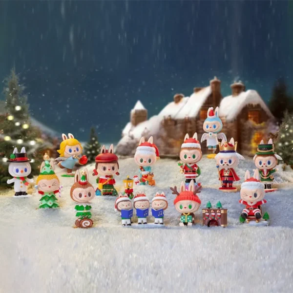 LOS MONSTRUOS Serie Let’s Christmas Caja sorpresa completa de 12 piezas 15