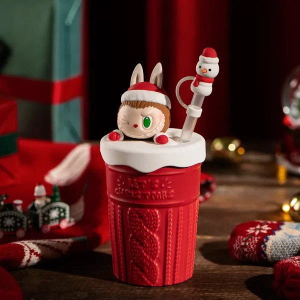 LOS MONSTRUOS Serie Vamos a Navidad Vaso de Pajita 1