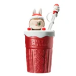 LOS MONSTRUOS Serie Vamos a Navidad Vaso de Pajita