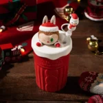 LOS MONSTRUOS Serie Vamos a Navidad Vaso de Pajita 2