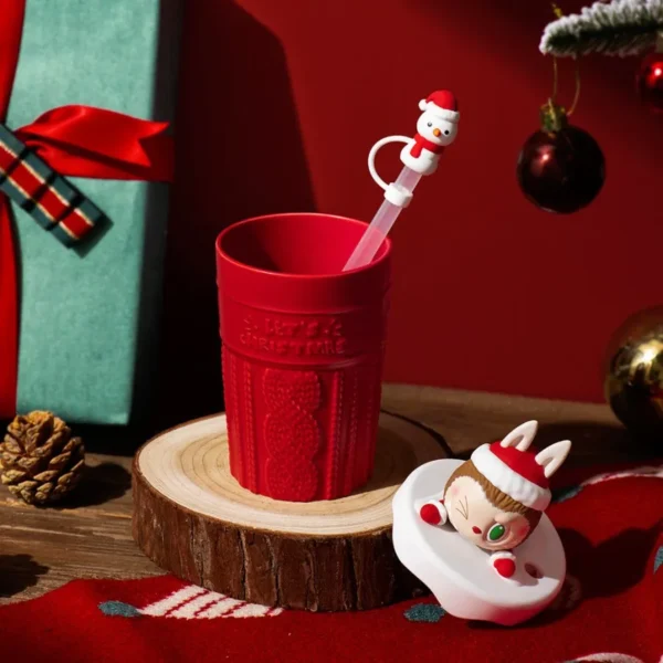 LOS MONSTRUOS Serie Vamos a Navidad Vaso de Pajita 3