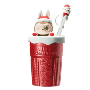 LOS MONSTRUOS Serie Vamos a Navidad Vaso de Pajita