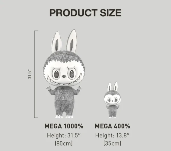 Labubu Mega Labubu 1000% Bosquejo 10