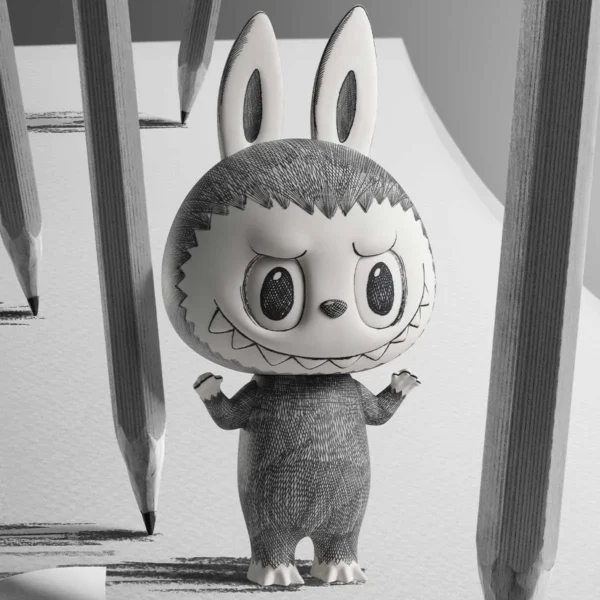 Labubu Mega Labubu 1000% Bosquejo 6