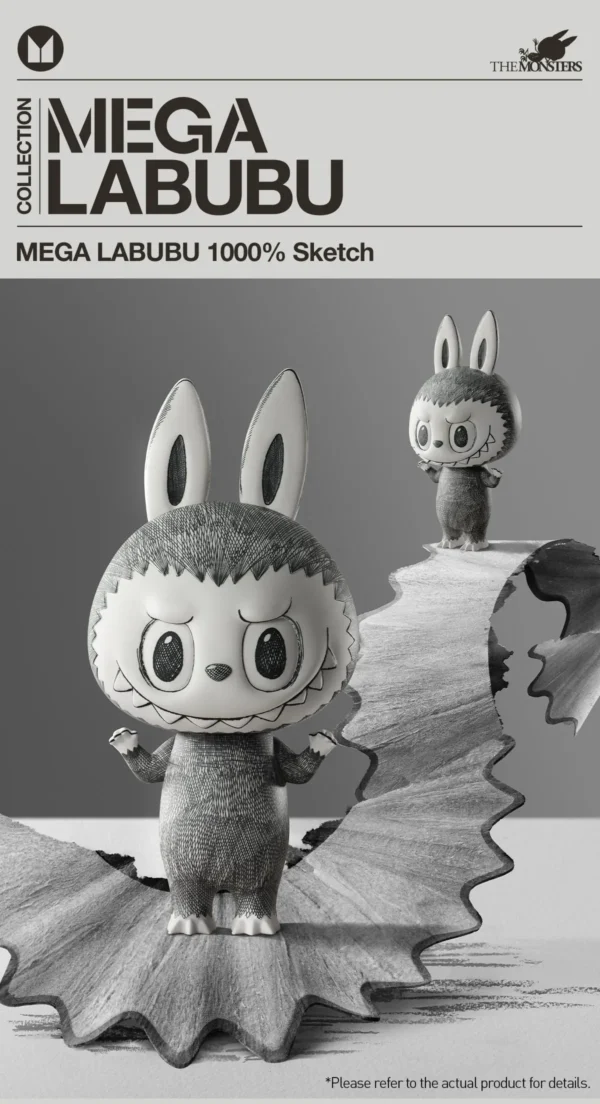 Labubu Mega Labubu 1000% Bosquejo 7
