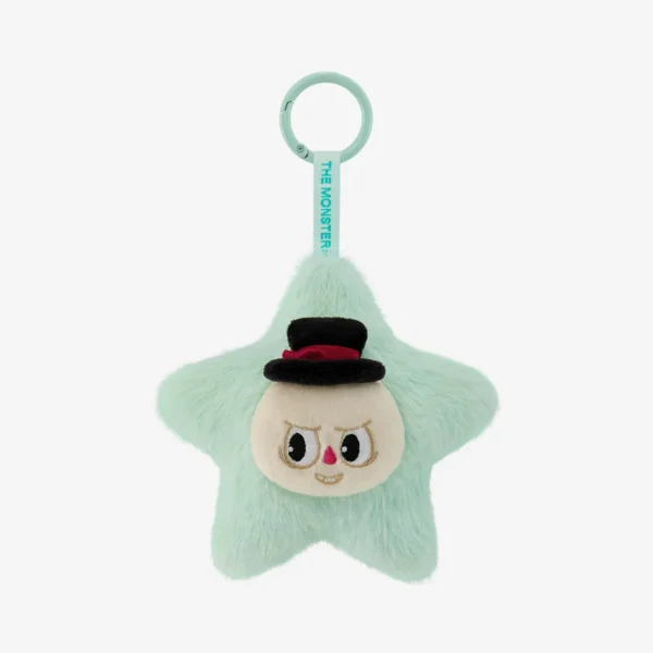 Labubu The Monsters Classic Sparkly Plush Pendant 6pcs Blind Box 6