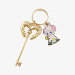 Llavero con colgante de la serie Constelación de Aries de Labubu