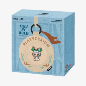Mini bolso con forma de sombrero de cubo Labubu The Monsters Fall In Wild caja sorpresa